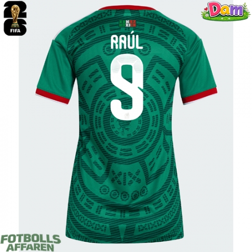 Mexiko Raul Jimenez #9 Hemmatröja Kvinnor VM 2026 Kortärmad